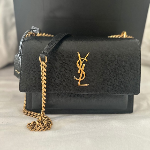 Like New! YSL Sunset Medium in Smooth Leather - Picture 8 of 8